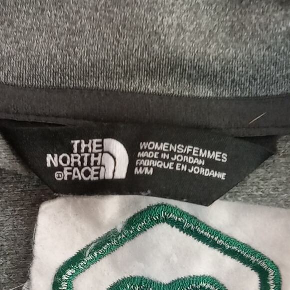 The North Face 1/4 Zip Fleece Jacket Home Care Patch Women's Sz Med EUC NICE! - Picture 8 of 12